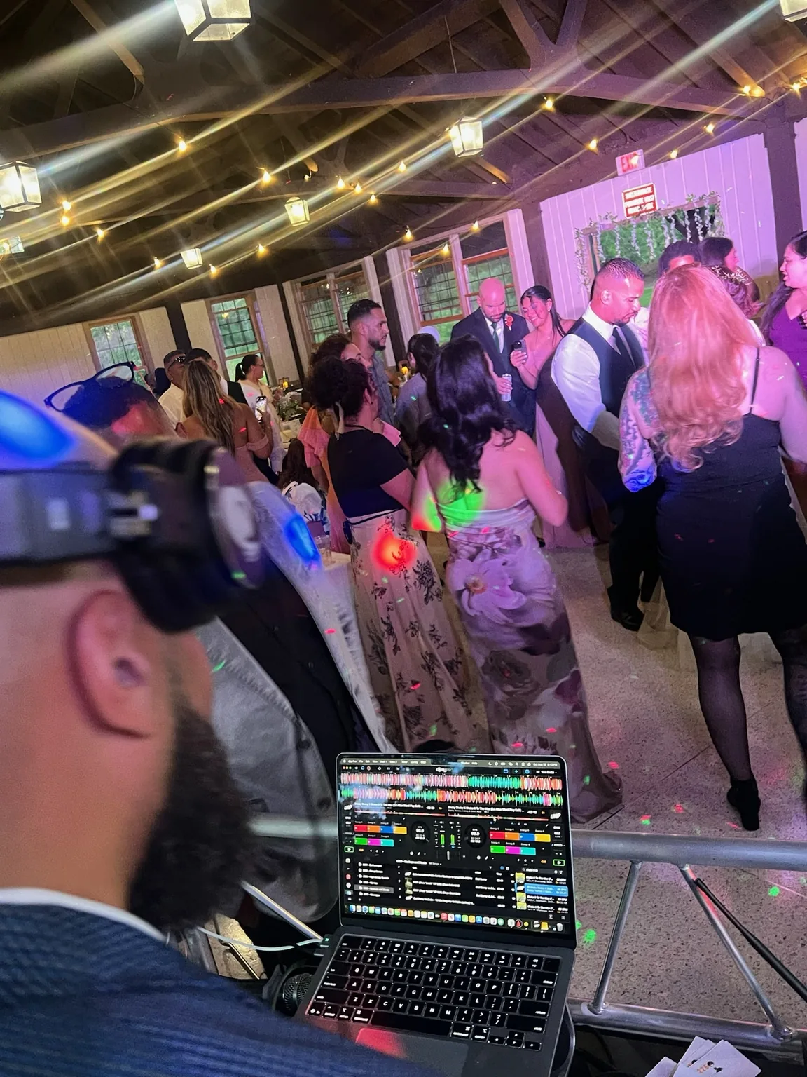 2260 Entertainment DJ performing for guests at a celebration
